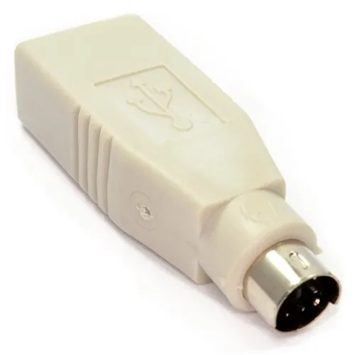 Kenable USB A Buchse auf PS/2 Stecker Adapter Tastatur