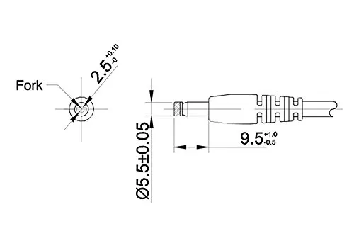 Poppstar 12V 2A Netzteil 5,5/2,5mm 24W EU+UK
