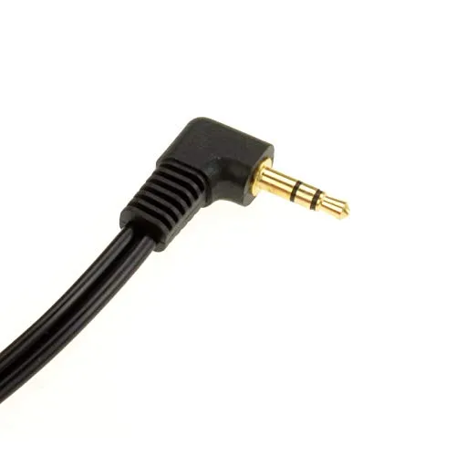 Kenable 3,5mm Klinkenkabel Winkelstecker 3m Schwarz
