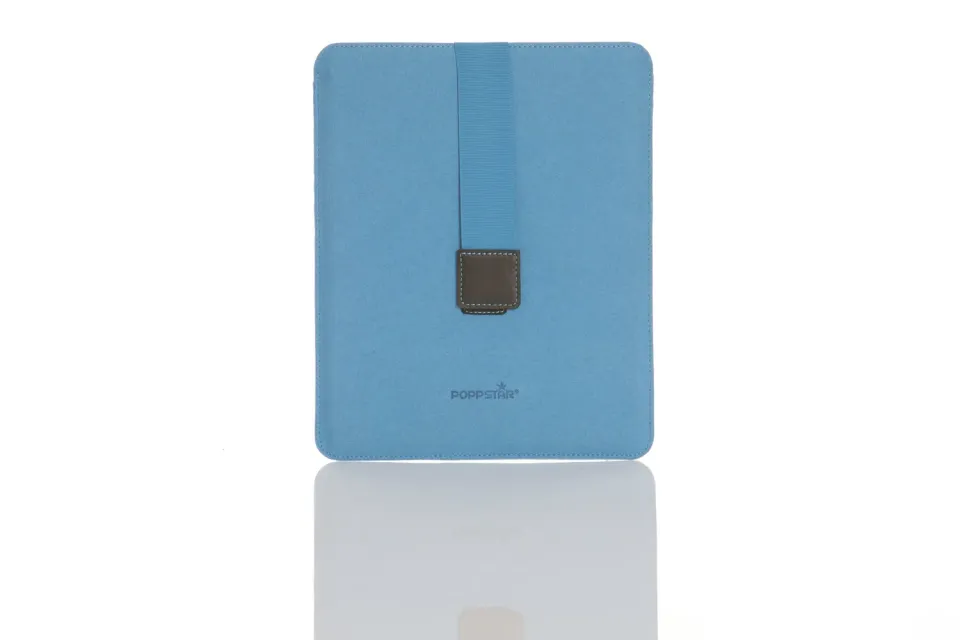 Poppstar Tablethülle 9,7 Zoll blau Mikrofaser