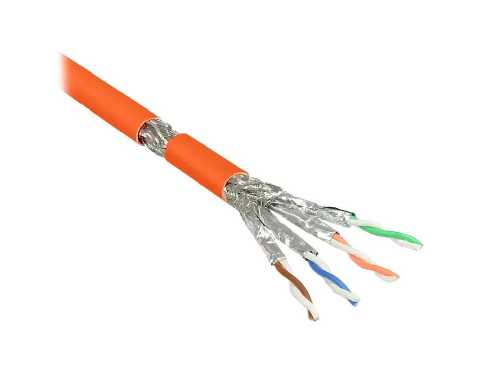Good Connections Cat.7 Verlegekabel Simplex 25m orange halogenfrei