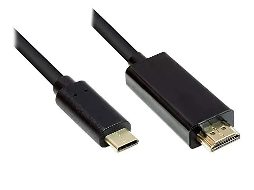 Good Connections USB-C an HDMI 2.0 Adapterkabel 2m schwarz 4K