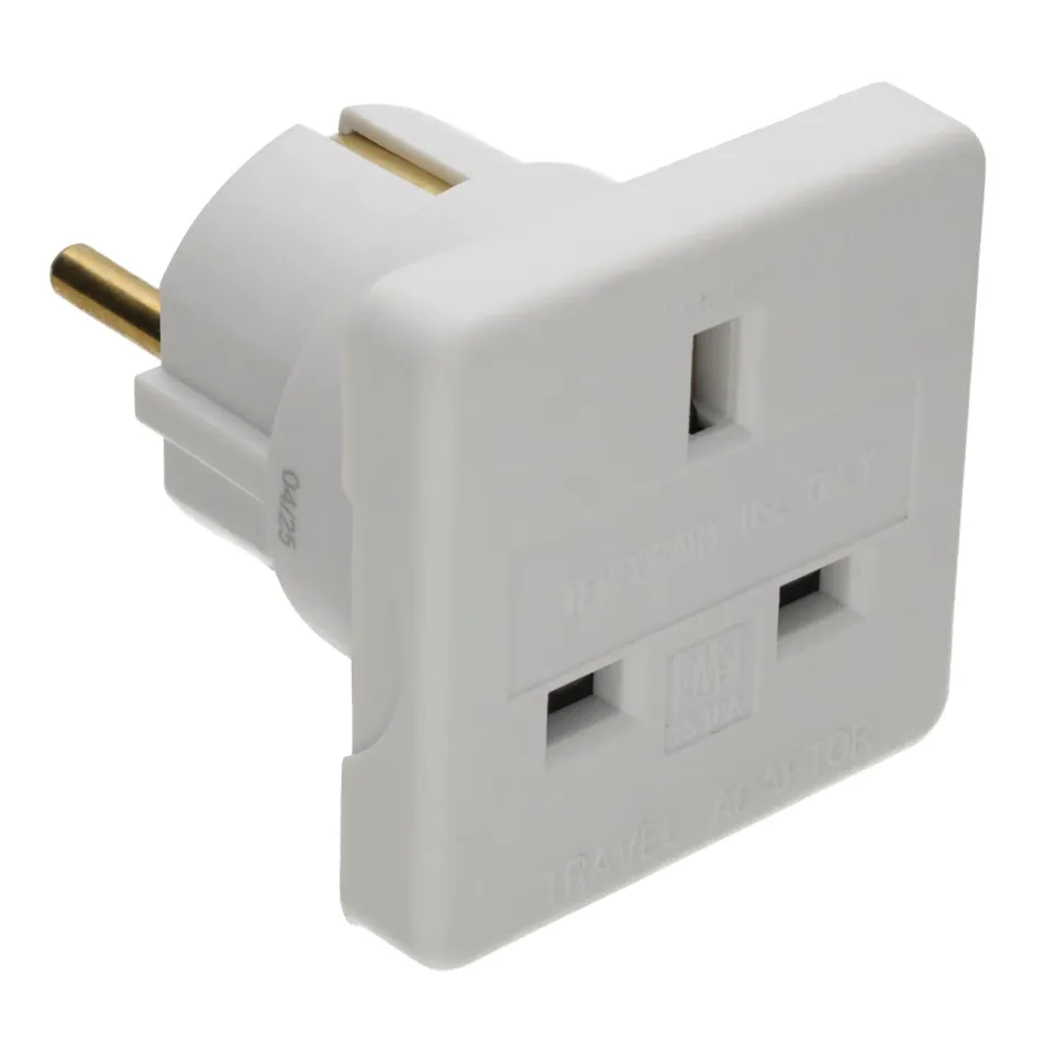 Kenable UK auf Euro Reiseadapter Schuko Strom