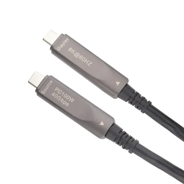 Kenable USB4 USB-C AOC Kabel 10 m 100W 40Gbps 8K60Hz