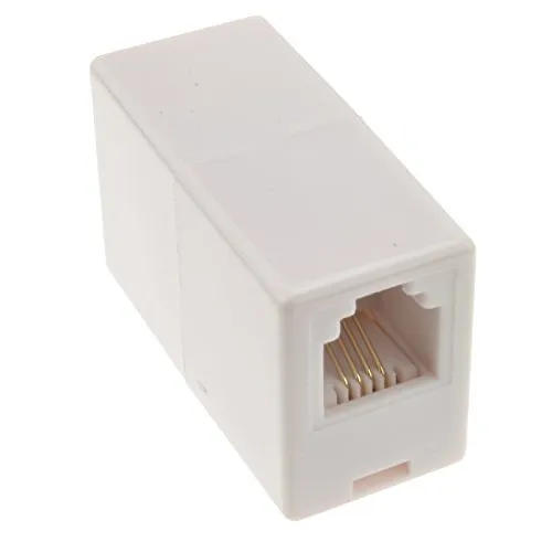 Kenable RJ11 Kupplung 6P4C Telefonkabel Verbinder ADSL