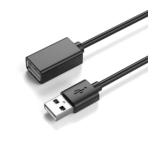 JAMEGA USB 2.0 Verlängerungskabel 5m Schwarz 480 Mbit/s