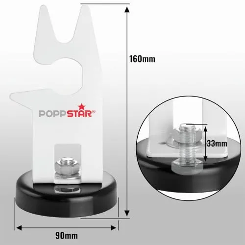 Poppstar WIG Brennerhalter magnetisch 9 cm