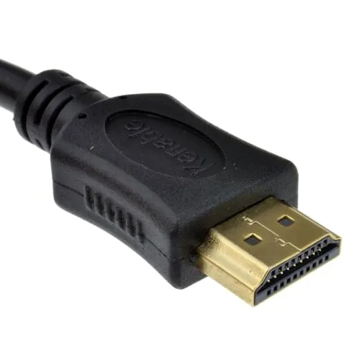 Kenable HDMI Kabel 0,5 m schwarz Full HD 1080p