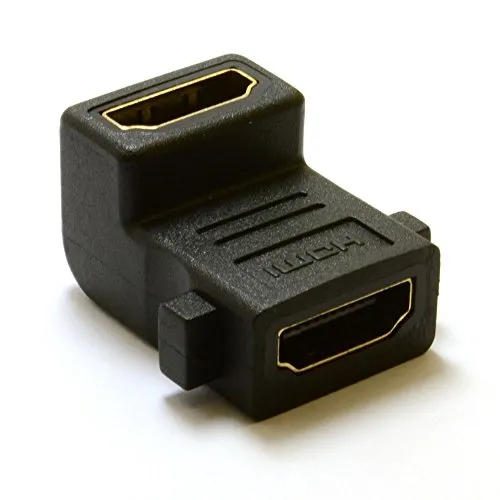 Kenable HDMI Einbaukupplung 90° Buchse-Buchse v1.4 3D