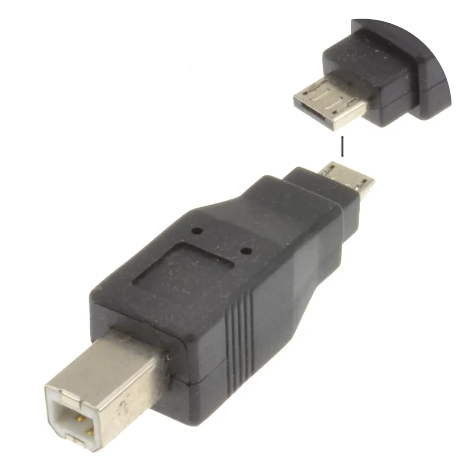 Kenable USB-B auf Micro-A Adapter Drucker Konverter