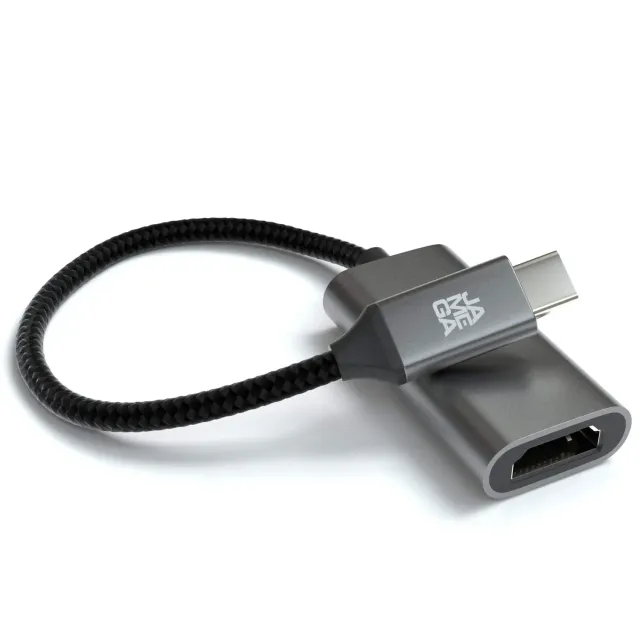 JAMEGA USB-C zu HDMI Adapter 4K 1er Pack schwarz