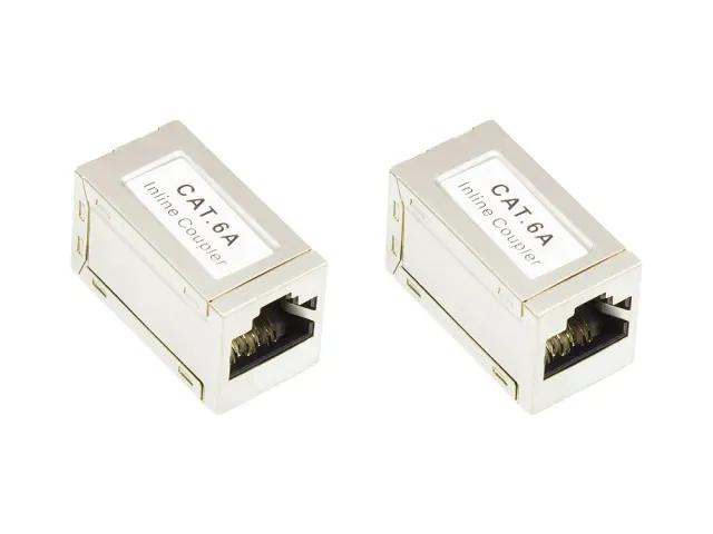Good Connections Cat.6A Patchkabel-Kupplung RJ45 silber