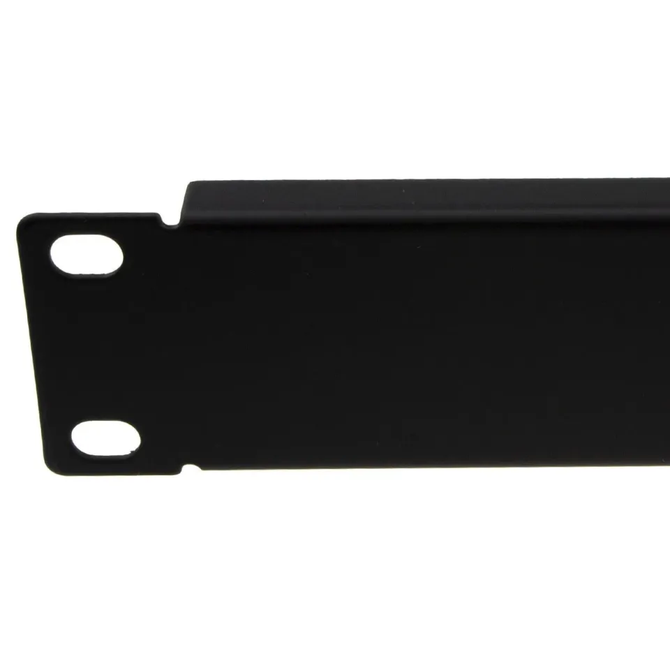 Kenable 1U Blindplatte 19 Zoll Rack Stahl schwarz