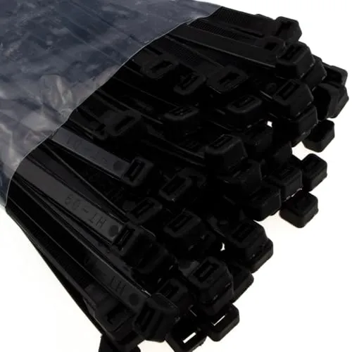 Kenable enTie Kabelbinder 400x7,6 mm schwarz 100 Stück