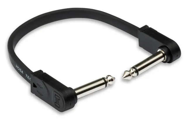 Hosa CFP-100 Gitarren Patchkabel 15cm flach Winkel