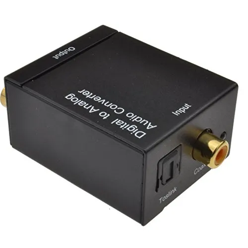 Kenable Digital zu Analog Audio Konverter Toslink Cinch
