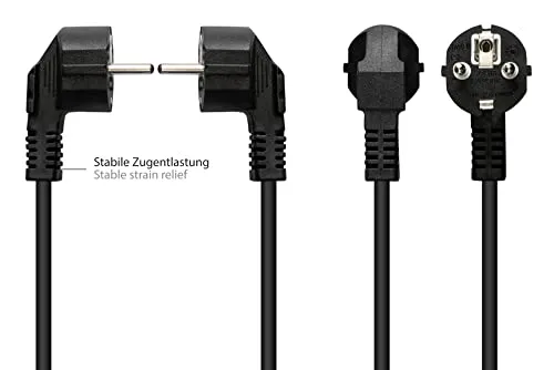 Good Connections Schuko-Verlängerung IP44 2 m schwarz 16A