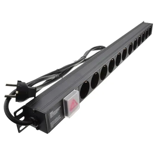 Kenable Vertikal PDU 12-fach Steckdosenleiste 68 cm 1,8 m mit Schalter