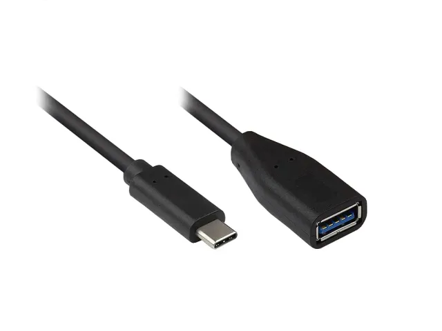 Good Connections OTG Adapterkabel USB-C/USB-A 0,1 m