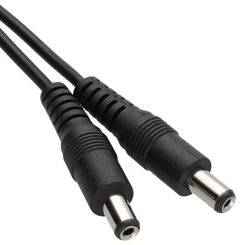 Kenable DC Hohlstecker Kabel 2,1x5,5mm 3m schwarz