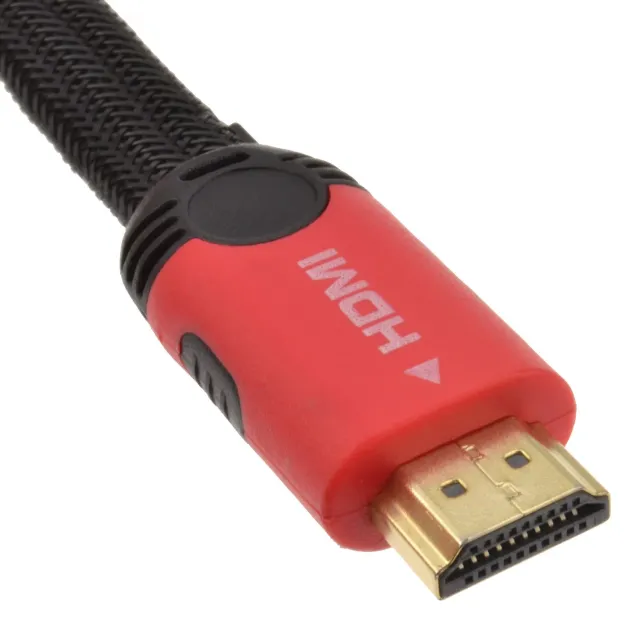 Kenable HDMI Kabel flach 2m rot High Speed