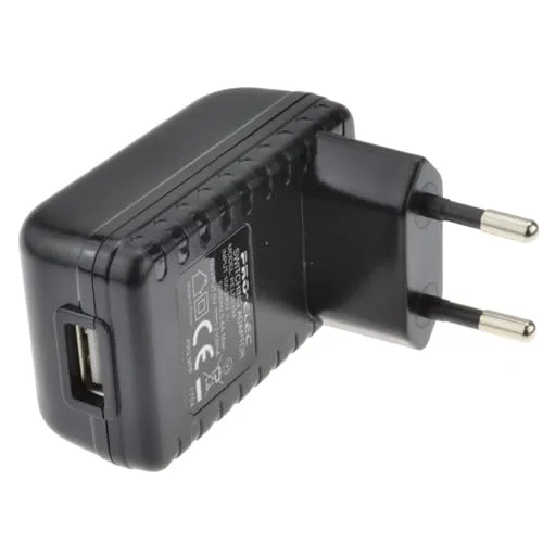 Kenable USB Ladegerät Eurostecker 2,1A schwarz