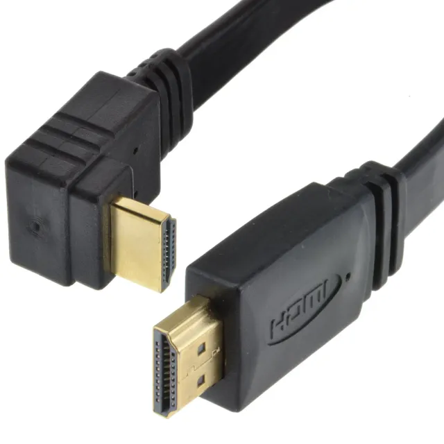 Kenable HDMI Kabel flach gewinkelt 5m High Speed