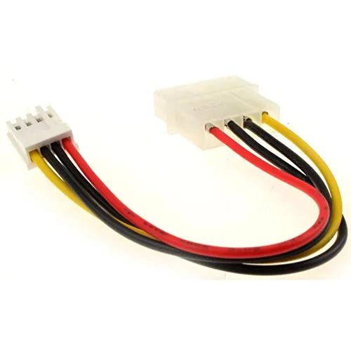 Kenable Molex Adapterkabel LP4 Stecker-Buchse 15cm 4-polig