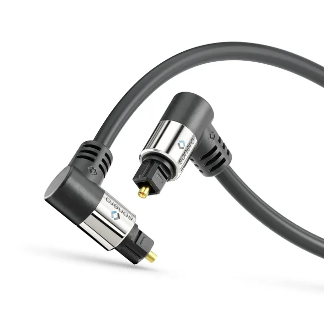 Sonero S-OC120-100 Toslink Kabel 10 m 90° Winkel drehbar