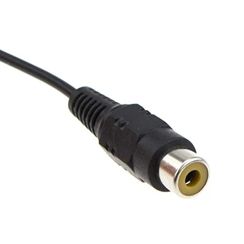 Kenable Mono Cinch-Verlängerung 5m schwarz HiFi