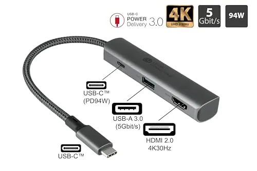 Good Connections USB-C Hub 3-Port HDMI PD 94W