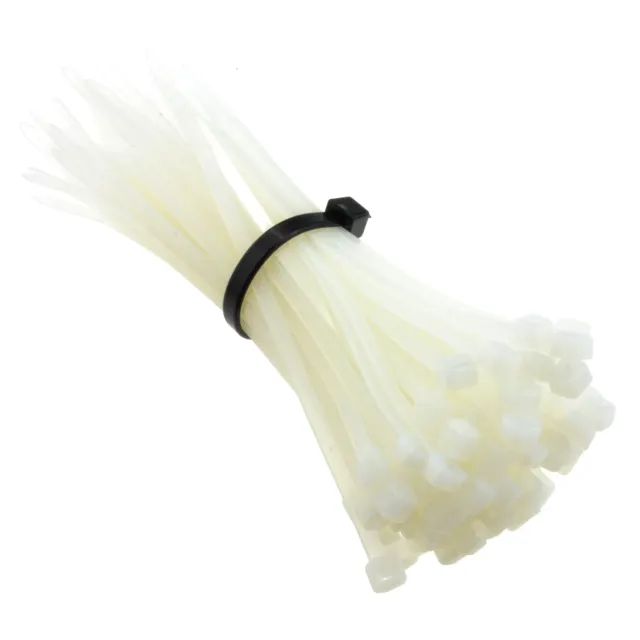 Kenable Kabelbinder weiß 120 mm 100 Stück Nylon