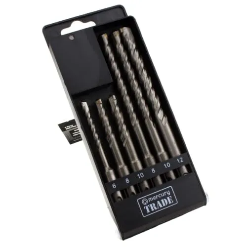 Kenable SDS Plus Bohrer Set 6-teilig 6-12mm Beton