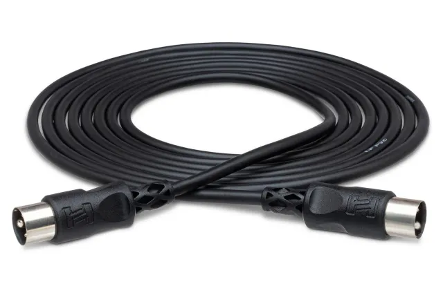 Hosa MID-300BK MIDI-Kabel schwarz 0,9 m