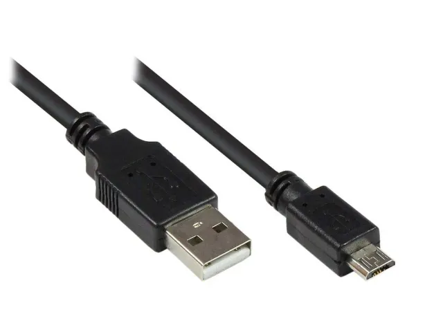Good Connections USB 2.0 Kabel A-Micro B 1,8m schwarz