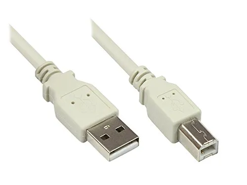 Good Connections USB-Kabel A/B 0,5m grau 480 Mbit/s