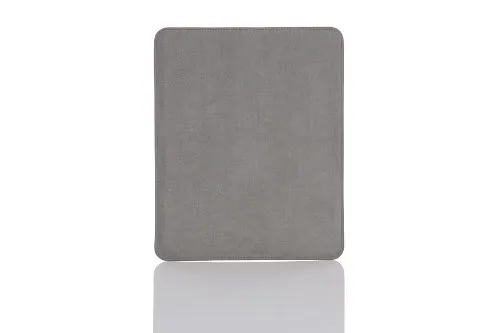 Poppstar Tablethülle 9,7 Zoll grau Mikrofaser Ständer