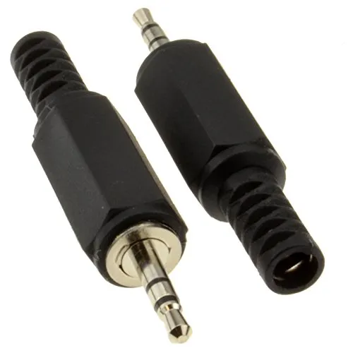Kenable 2,5mm Klinkenstecker Stereo Löt 2 Stück