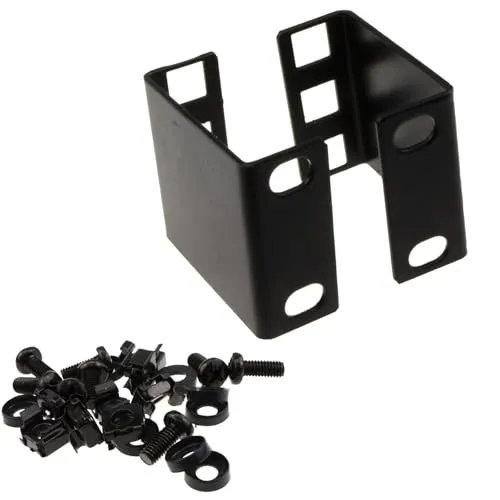 Kenable 1U Rack-Halterung 50 mm Deep mit Käfigmuttern