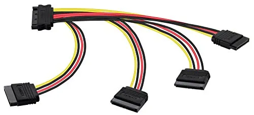 Poppstar SATA Kabel Set 0,5m rot 5-teilig 6 Gbit/s