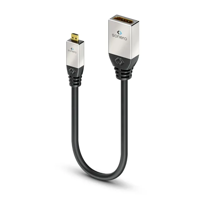 Sonero S-HCA001 Micro-HDMI-Adapter 0,25m schwarz 4K