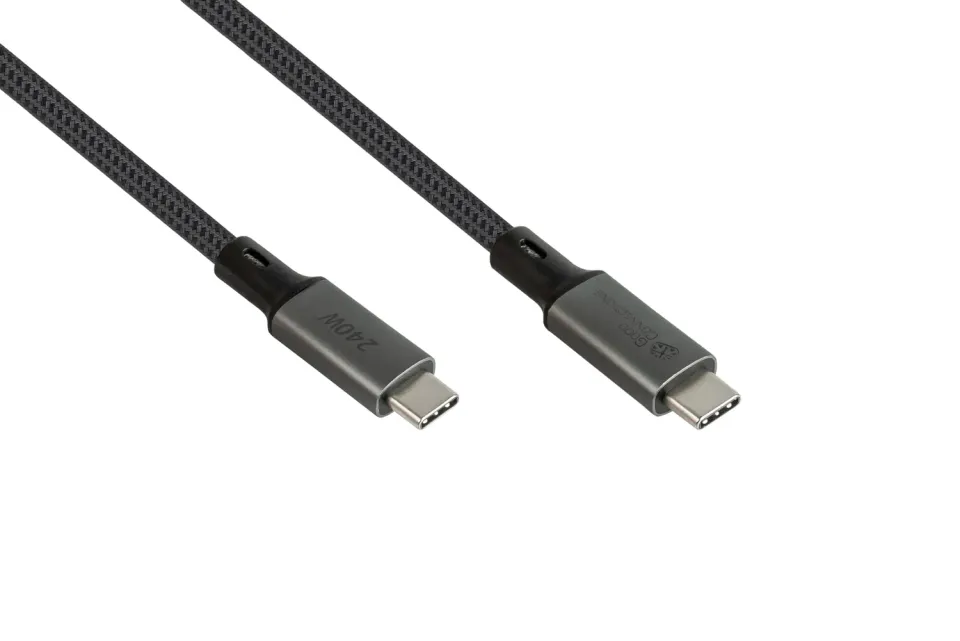 Good Connections USB 4.0 Gen 3x2 Kabel 0,5 m 40 Gbit/s 240 W