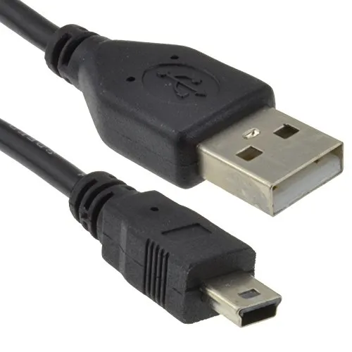 Kenable USB 2.0 Kabel A auf Mini-B 0,6m schwarz Hi-Speed