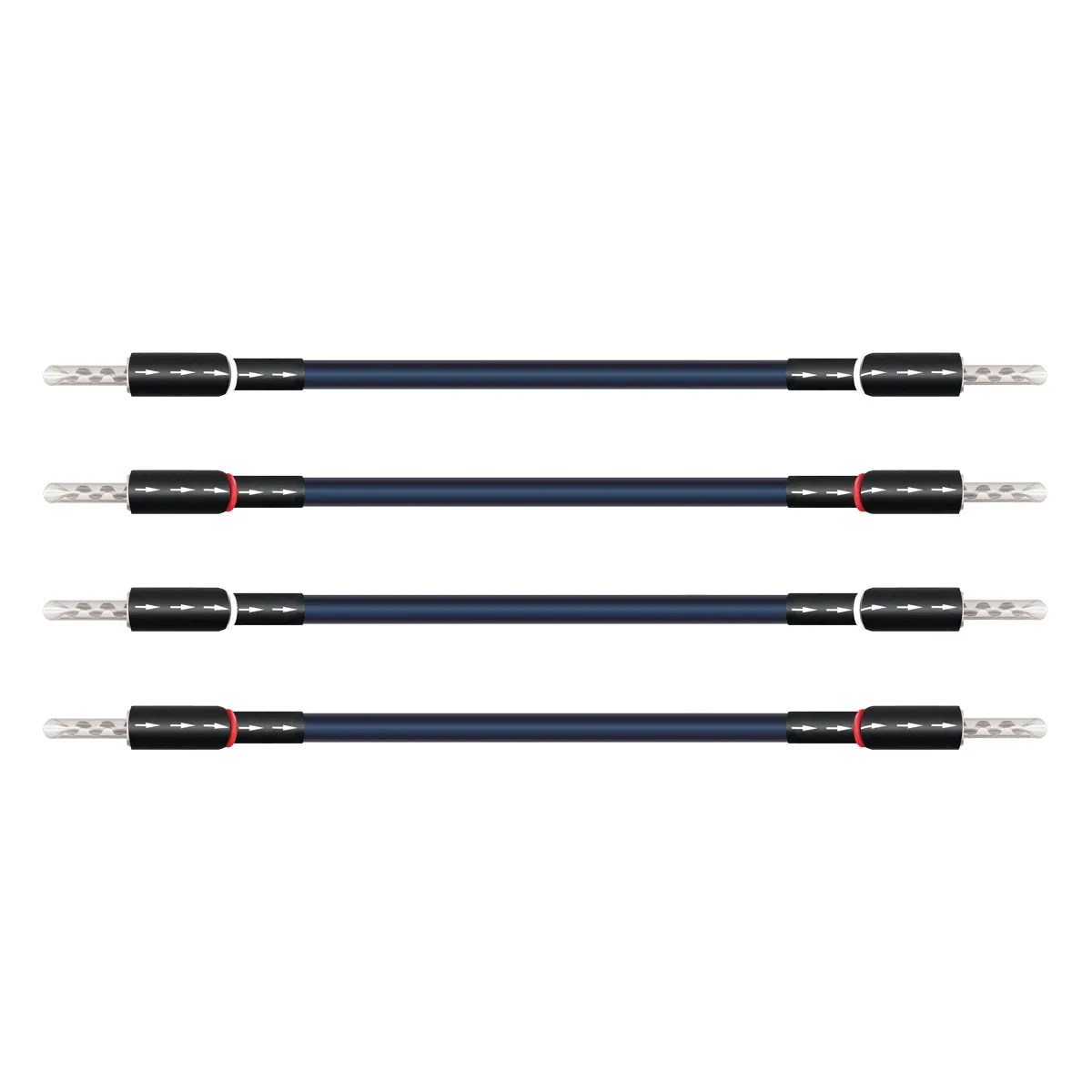 WireWorld Oasis 10 Bi-Wire Jumper Banane 4er-Set