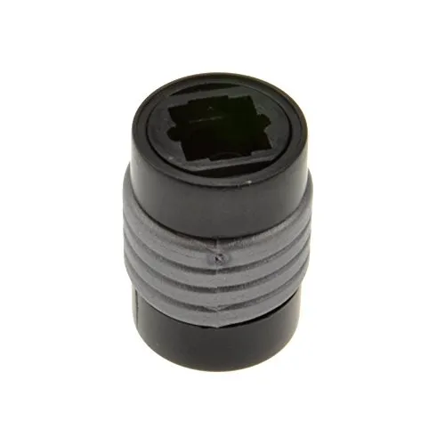 Kenable Toslink Optisches Kabel Kupplung Adapter schwarz-silber