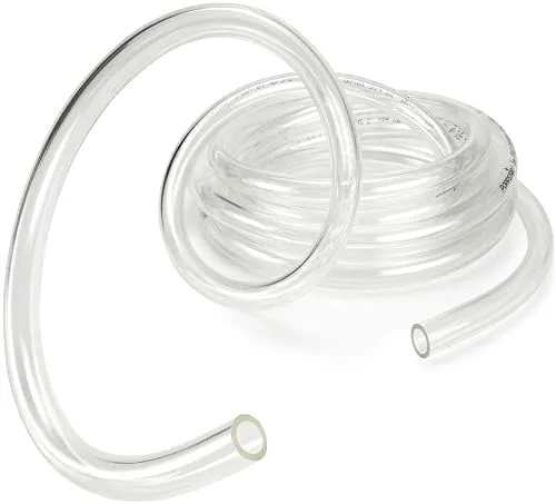 Poppstar PVC Schlauch 10m 10/14mm transparent lebensmittelecht