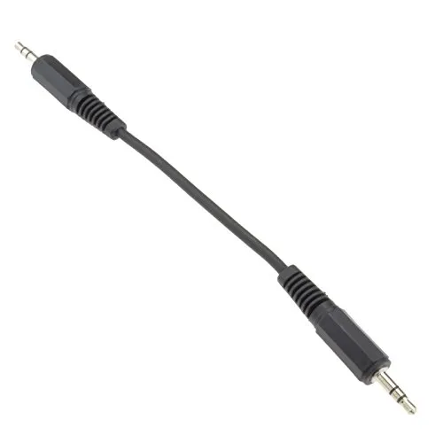 Kenable AUX Kabel 3,5 mm Stereo 0,15 m schwarz