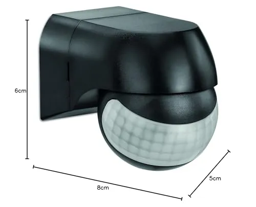 Sonero X-IMS081 Bewegungsmelder schwarz IP44 12 m