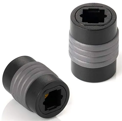 Poppstar Toslink Verbinder Kupplung 2x Buchse schwarz