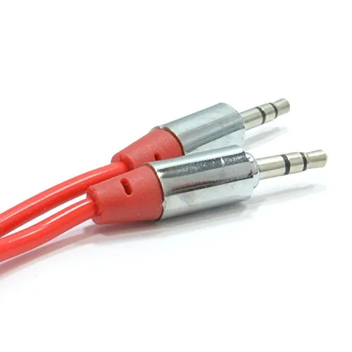 kenable Pro Audiokabel 3,5 mm Klinke rot 2 m